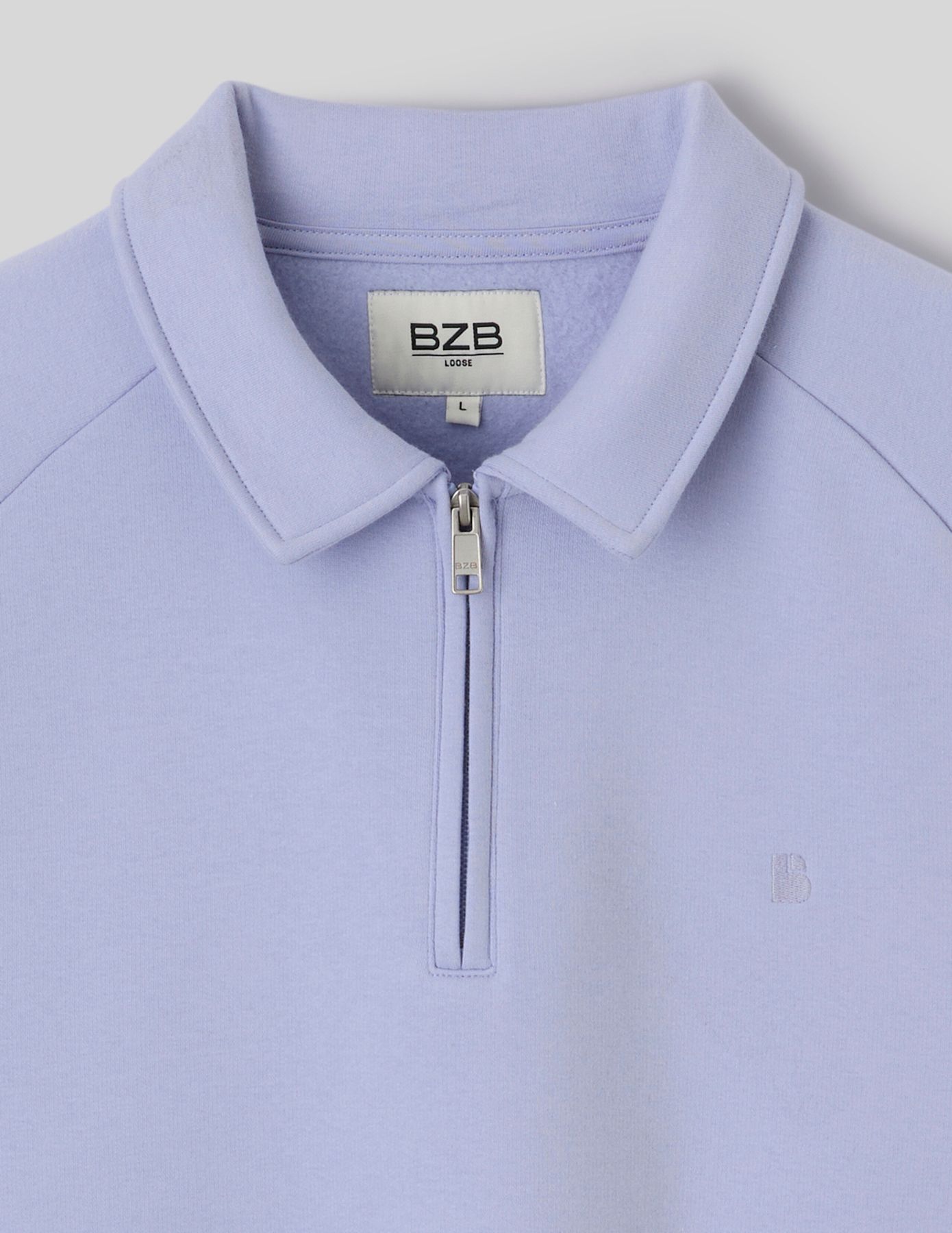 Sweat col polo zipp&eacute;