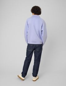 Sweat col polo zipp&eacute;