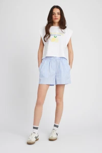Short à pinces femme