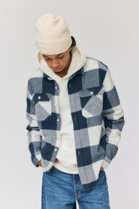 Chemise à carreaux homme
