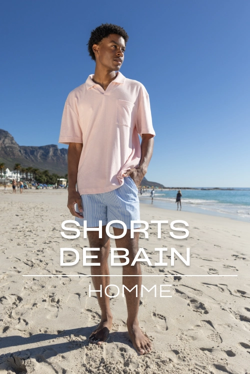 Short de bain homme