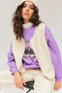 Veste sherpa femme