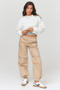 Pantalon parachute femme