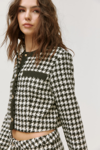 veste tweed femme