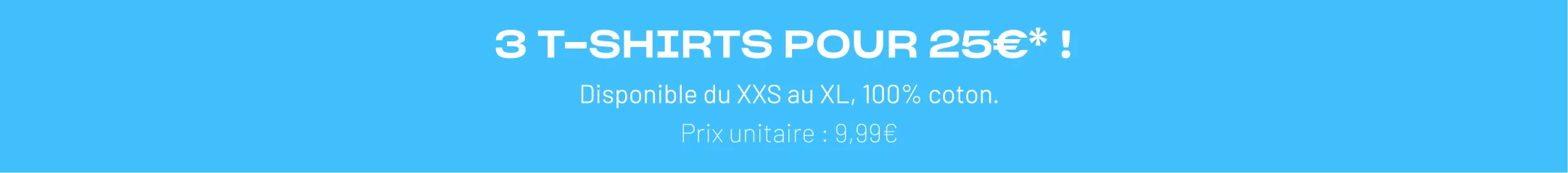 Lot tshirt tshirt femme 3 pour 25€