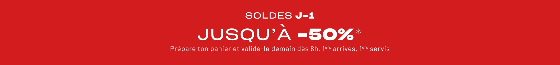 Soldes prépares ton panier