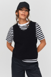 Pull sans manches femme