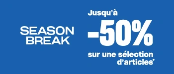 Season break jusqu'a 50% BZB