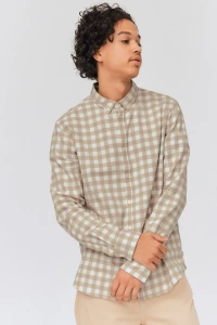 Chemise à carreaux homme