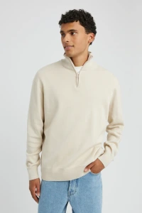 Pull col rond Violet homme BZB