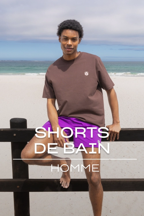 Short de bain homme