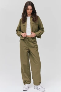 Pantalon parachute femme
