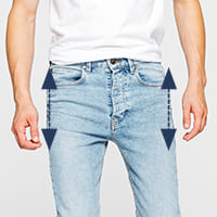 Jean tapered homme